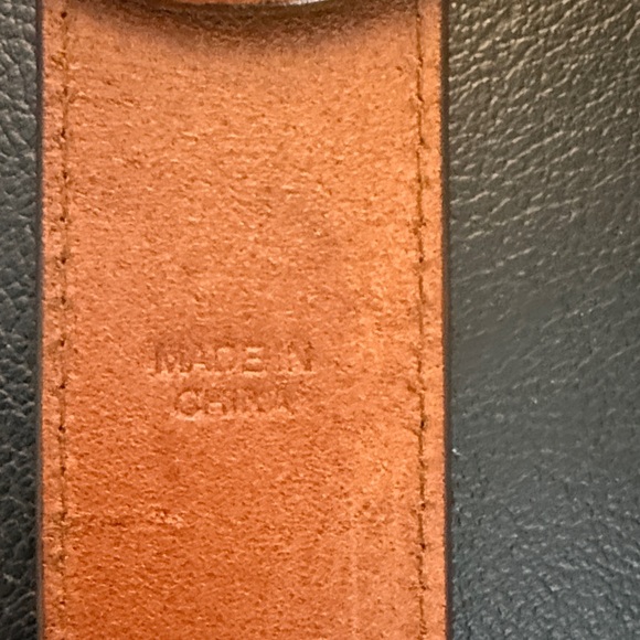 Polo Ralph Lauren Double-O-Ring leather belt. Italian leather Made in China 40” - Picture 9 of 15